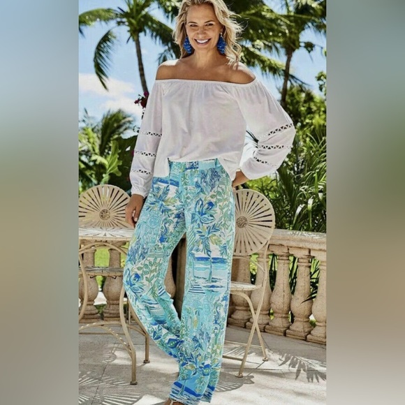 Lilly Pulitzer Bal Harbour Palazzo Pants - Picture 2 of 7